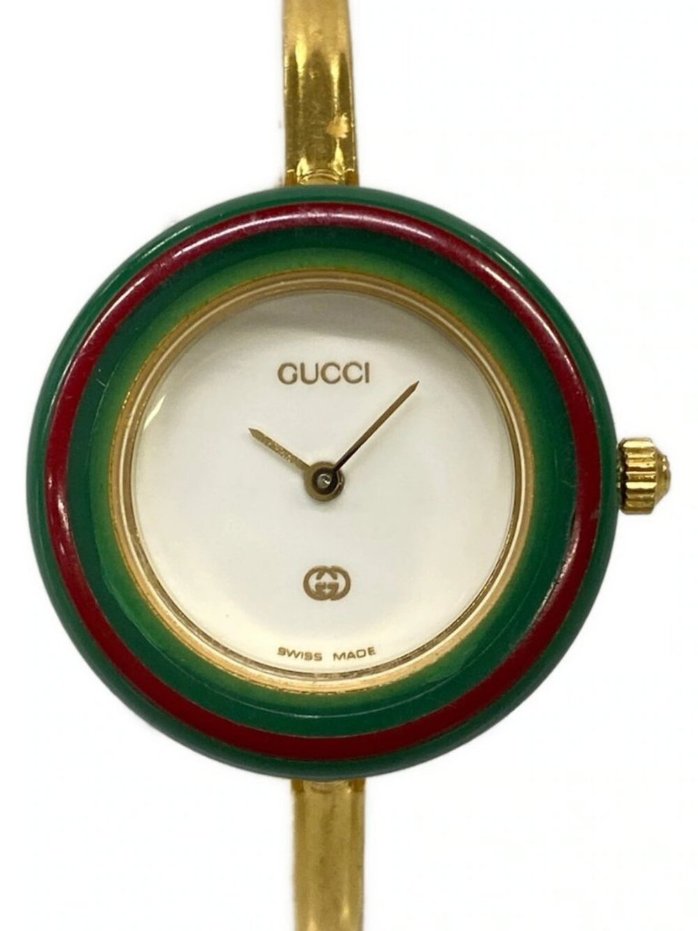 GUCCI Bezel Watch 11/12 - Gold Women's Wrist Watch - Picture 10 of 14